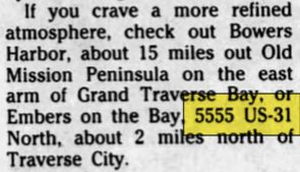 Embers on the Bay (Mountain Jacks) - May 26 1991 Article